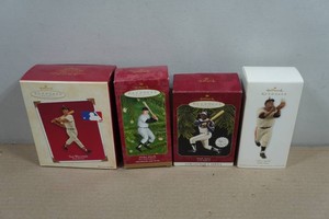 Hallmark Keepsake Baseball Player Ornaments - HOF