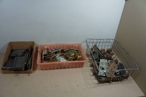 Antique Salvage Door Knob Components
