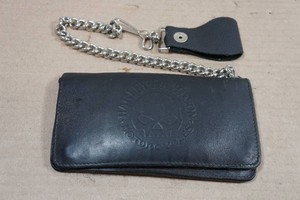 Harley-Davidson Leather Wallet with Chain