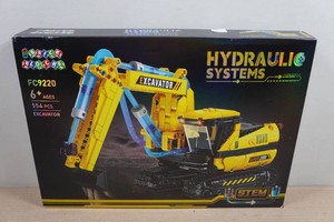 Brick Blocks Hydraulic Systems Excavator