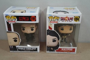 2 Funko Pop Figures - Shazam, Batman