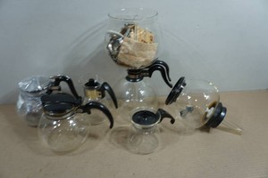 Assorted Glass Coffee Carafes