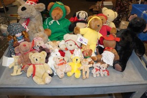 Large Assortment of Teddy Bears