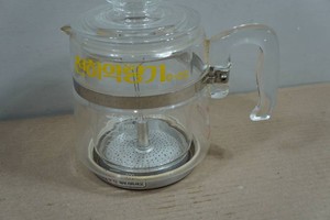 Vintage Glass Stovetop Coffee Percolator