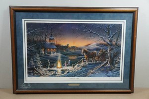 Framed Terry Redlin Print - Sharing the Evening - 750/29500
