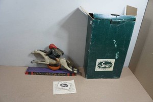 Vintage Leo Smith Wood Witching Time Folk Art Figure