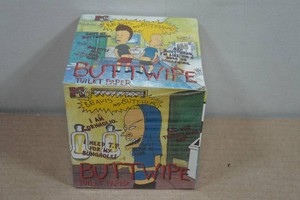 Vintage Novelty Roll of Beavis and Butthead Toilet Paper