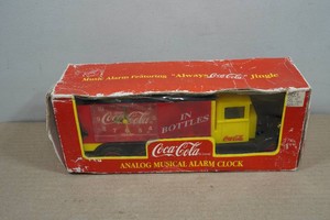 Vintage Coca-Cola Analog Musical Alarm Clock