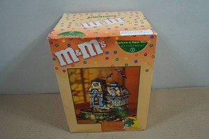 Department 56 M&M Lighted Spooky House & Candy Dish