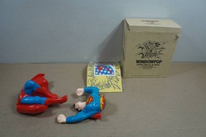 Vintage Windowpop Superman Window Dcor