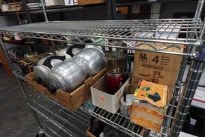 Assorted Vintage Coffee Pots and Accessories