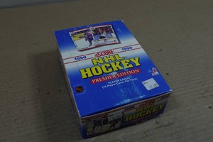 Box of 1990 Score Hockey Card Packs