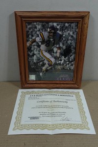 Carl Eller Signed Photograph