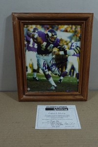 Chuck Foreman Signed Photograph