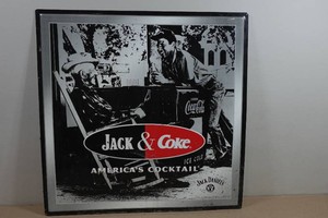Jack and Coke Metal Sign