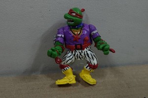 1991 TMNT Rock N Rollin Heavy Metal Raph Raphael Action Figure