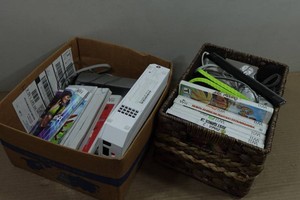 Nintendo Wii Video Game Console with Games and Accessories