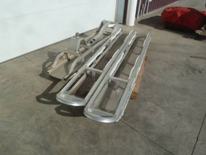 Aluminum Fish House Ski Set 8'