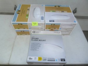 LED 12 Round Ceiling Lights x 5