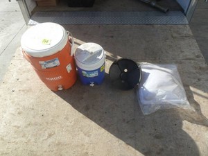 Jiffy 10 Auger Cap & Water Coolers