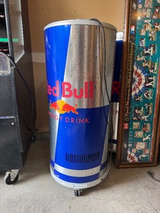 Like-New or Brand New RED BULL Rolling Refrigerated Can Cooler