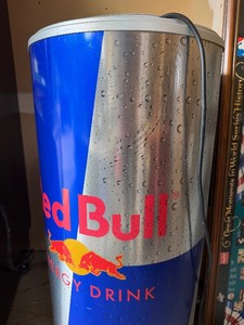 Like-New or Brand New RED BULL Rolling Refrigerated Can Cooler