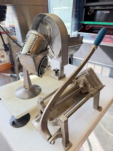 Working NEMCO Commercial Meat Slicer &amp French Fry Cutter