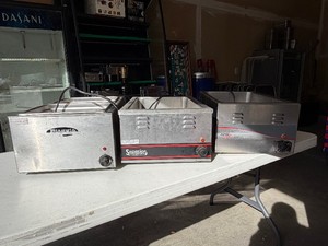 3 Working Stainless Commercial Insulated Food Warmers