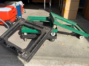 Lot of 4 Good Heavy Duty Rolling Movers