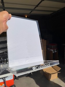 4 Cases of Brand New Very Nice Thick Acrylic  Lucite Displays&nbsp
