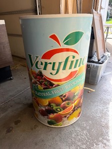 NOS Unused Retro 90s VERYFINE Rolling Cooler - Not Refrigerated