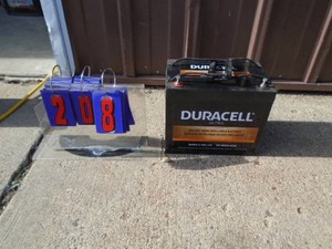 Duracell Ultra battery. Deep cycle. See pictures for voltage. As shown.