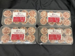 H - Good & Gather Original Breakfast Sausage Patties 12 Oz (Lot of 4)