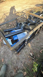 Skid Steer Auger - Blue