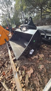 3T Black Excavator Bucket - Excavator Attachments