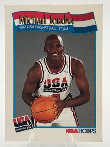 1991 NBA Hoops Michael Jordan 1992 USA Basketball Team #579