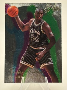 1994-95 Fleer Flair Center Spotlight Shaquille ONeal Orlando Magic #4