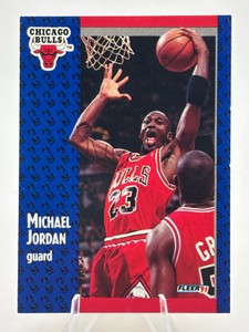 1991 Fleer Michael Jordan #29 Basketball Card