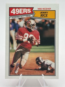 1987 Topps Football Jerry Rice #115 San Francisco 49ers HOFer