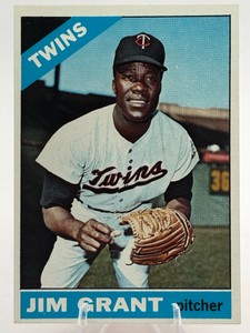 1966 Topps Baseball Jim Mudcat Grant #40 Baseball Card
