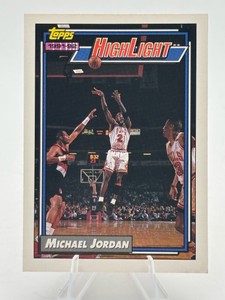 1991-92 Topps Highlight Michael Jordan #3 Basketball Card