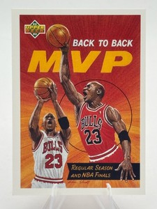 1992-93 Upper Deck Michael Jordan Back To Back MVP #67 Basketball Card