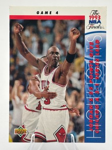 1993-94 Upper Deck Michael Jordan Game 4  1993 NBA Finals #201 Basketball Card