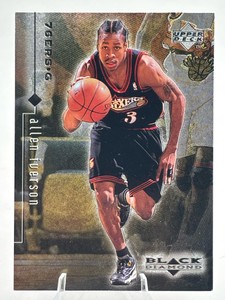 1998-99 Upper Deck Black Diamond Allen Iverson #66 Basketball Card