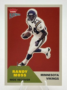 2002 Fleer Platnum Randy Moss #33 Football Card