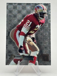 1995 Fleer Metal Deion Sanders #38 Football Card