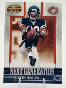 2007 Donruss Gridiron Gear Next Generation Devin Hester #NG-11 Numbered 143250
