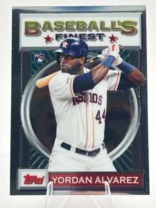2020 Topps Finest Flashbacks Yordan Alvarez #40 Rookie Baseball Card
