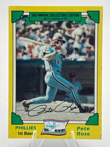 1982 Topps Drakes Big Hitters Pete Rose #28 Baseball Card