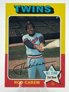 1975 Topps Baseball Rod Carew #600 Baseball Card Minnesota Twins HOFer
